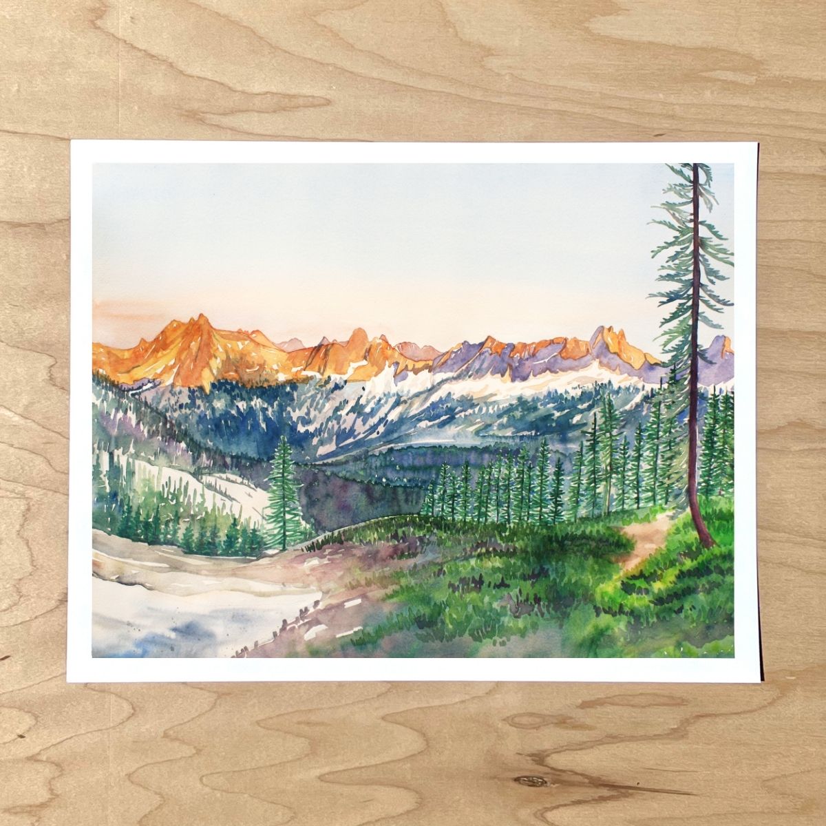Cutthroat Pass at Dusk Print