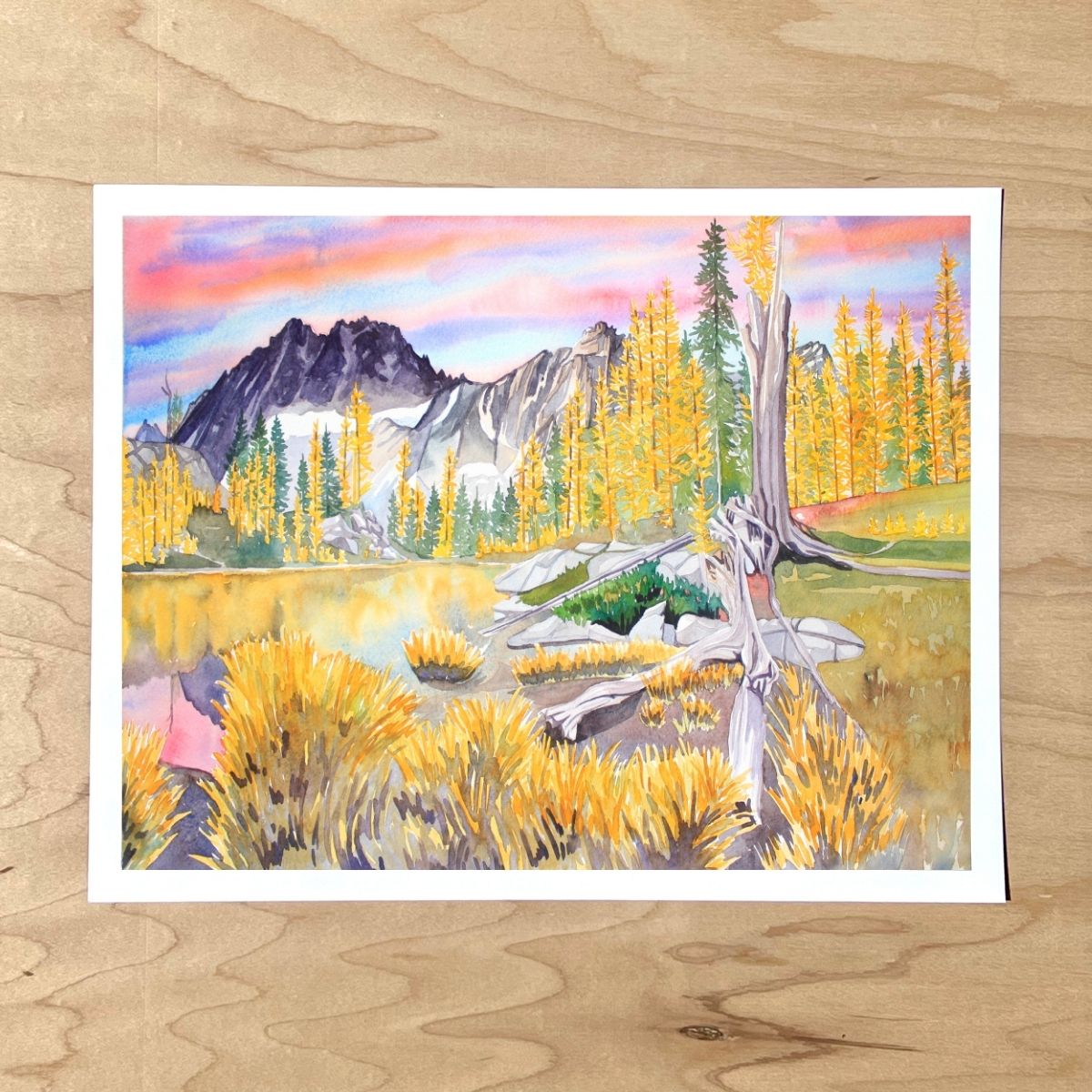 Mount Stuart in the Fall Print-Icicle Brewing Enchantment Hazy IPA Series
