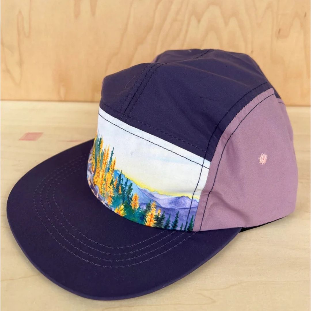 Goat Peak Lookout in the Fall Five Panel Hat