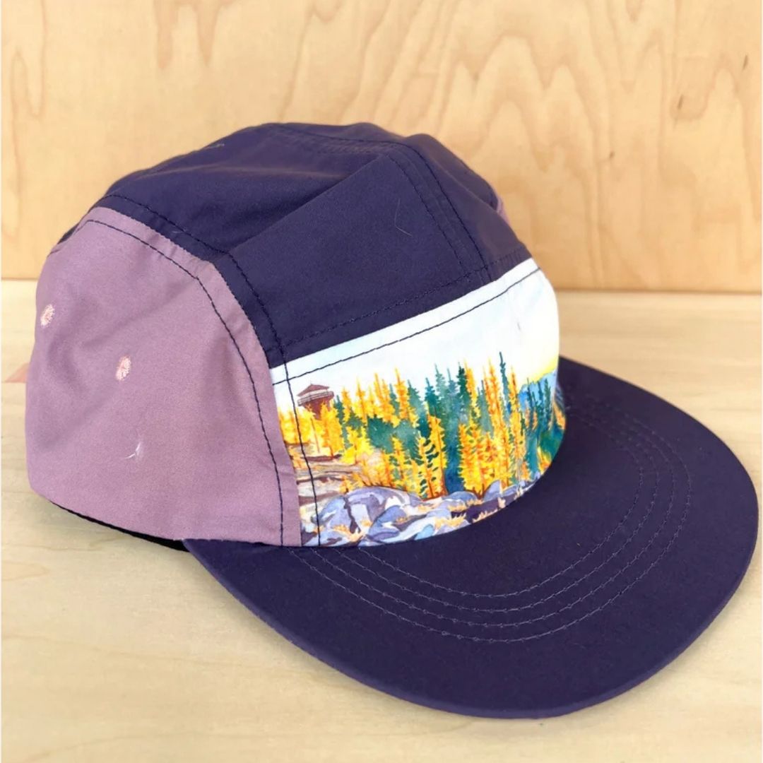 Goat Peak Lookout in the Fall Five Panel Hat