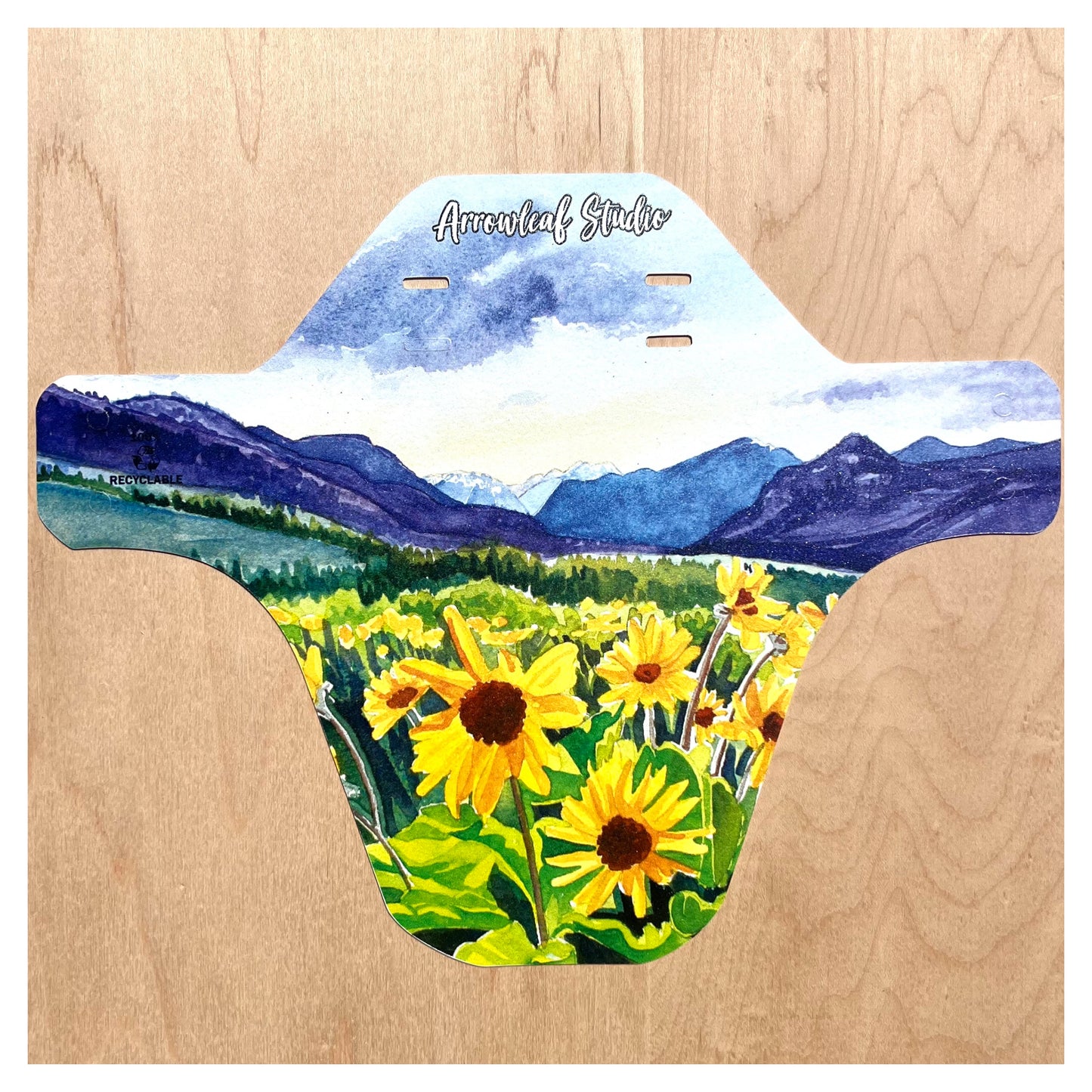 Balsamroot at Dusk Mountain Bike Fender