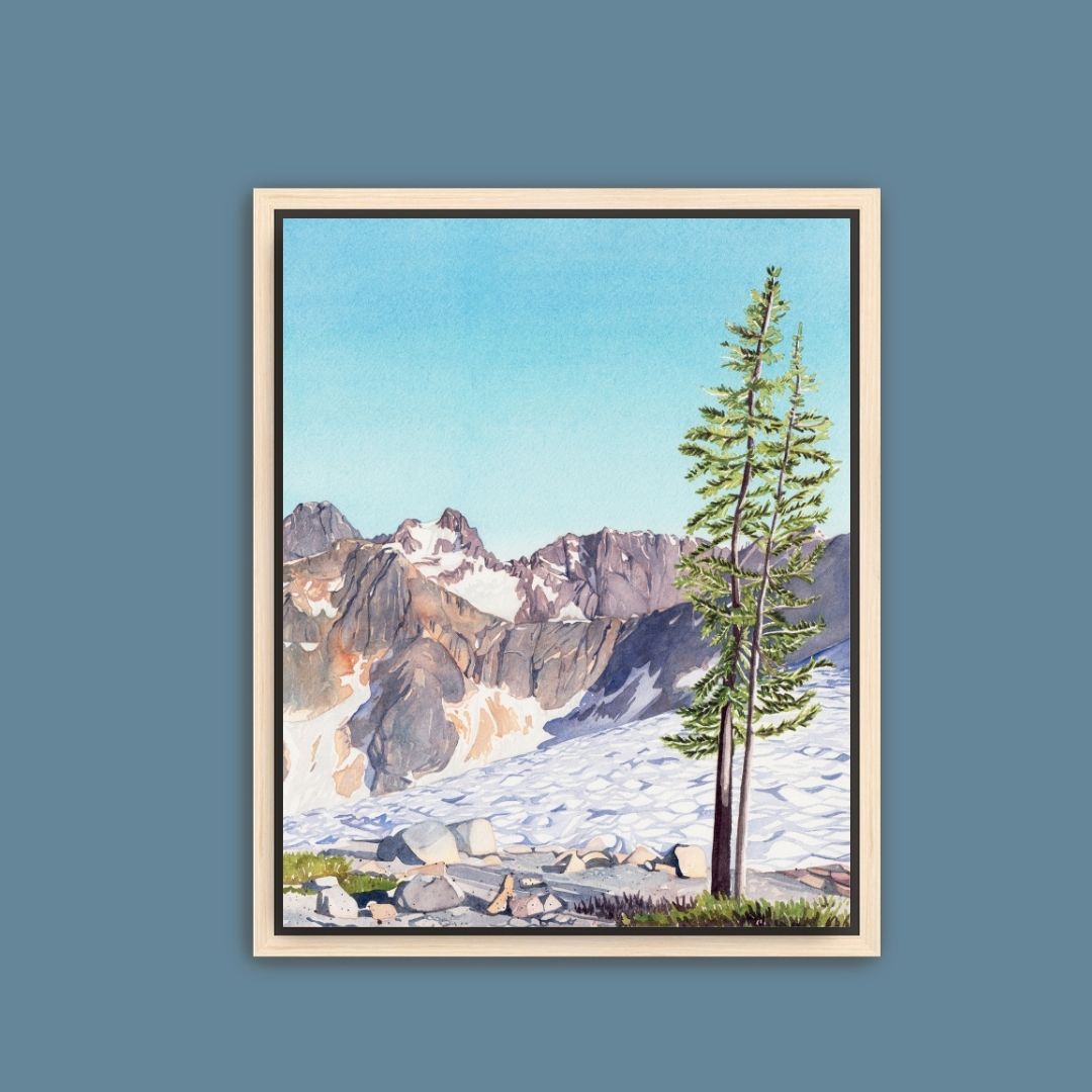 Blue Lake Couloir from Cutthroat Pass