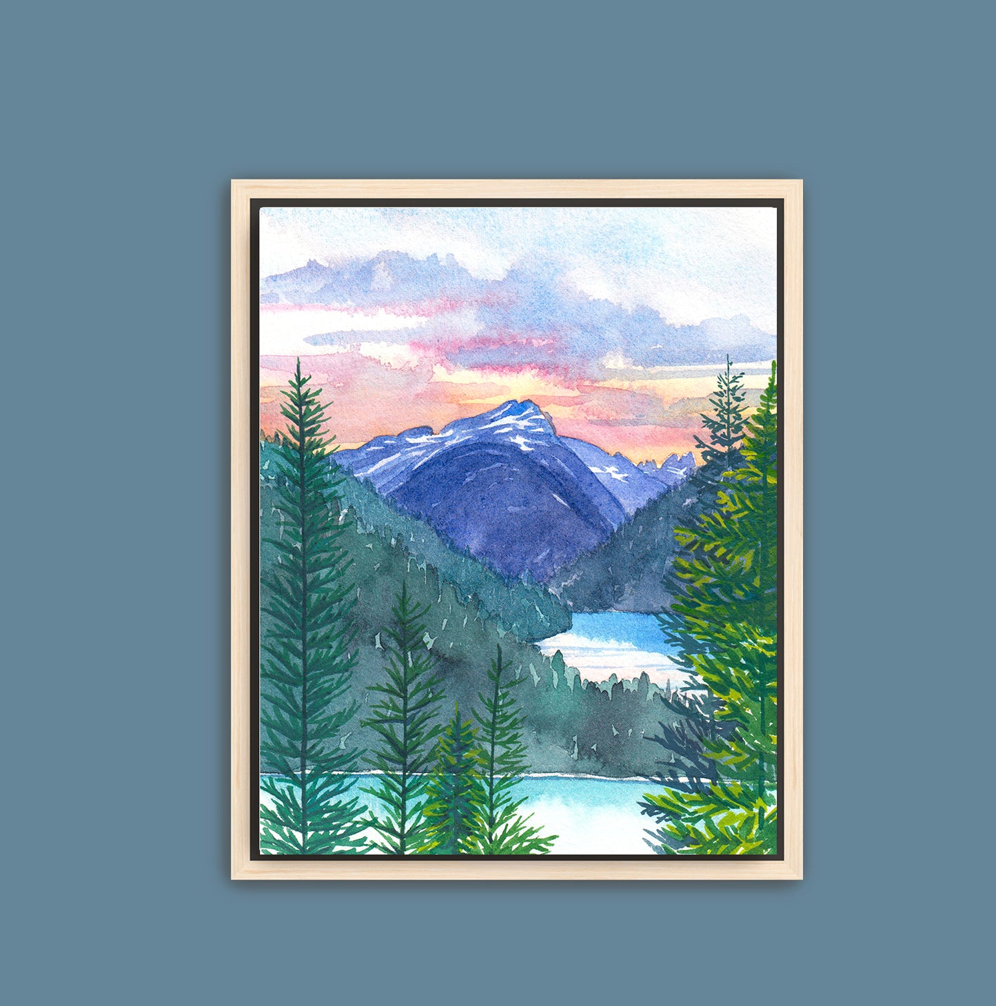 Diablo Lake at Dusk Print