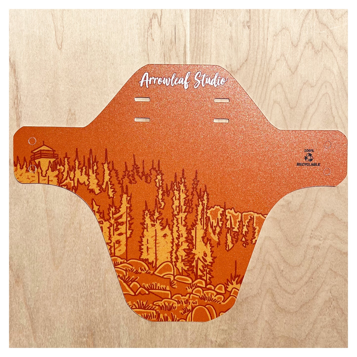 Goat Peak in the Fall Mountain Bike Fender