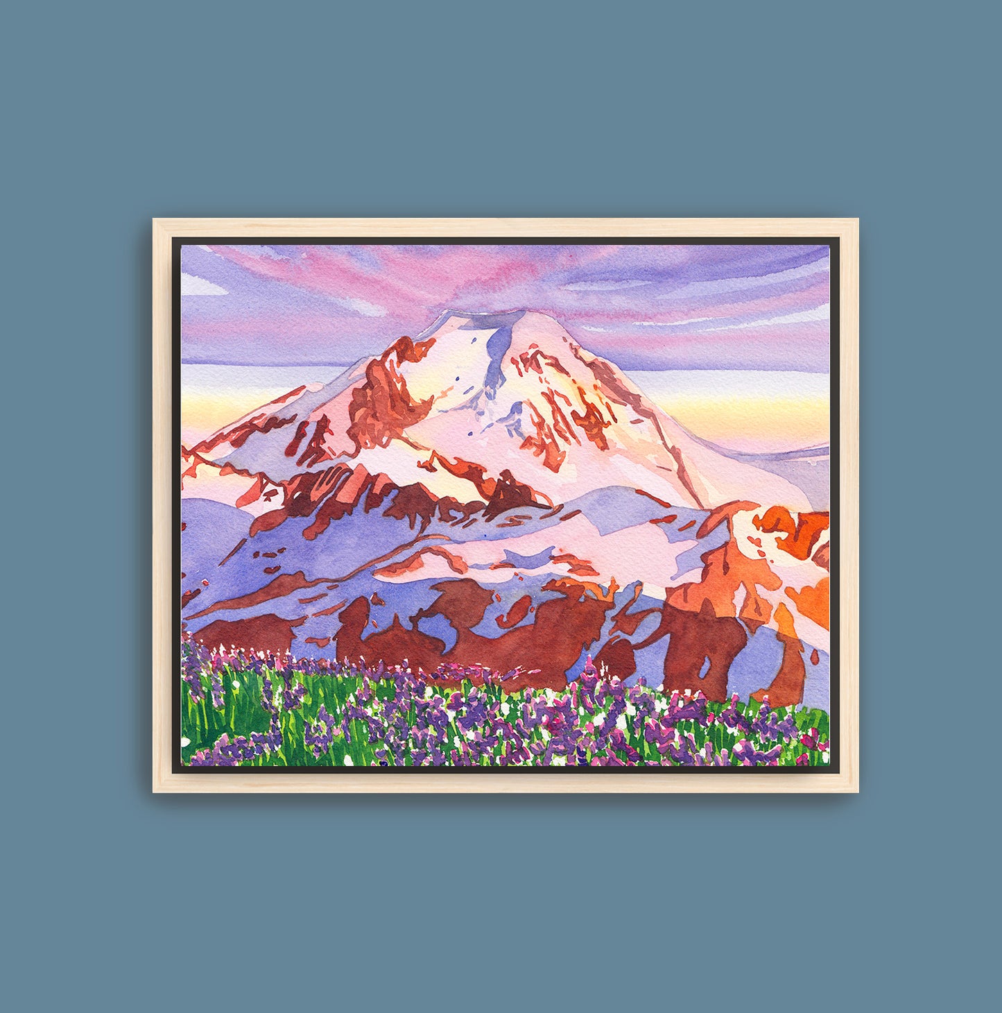 Mount Baker in the Spring Print