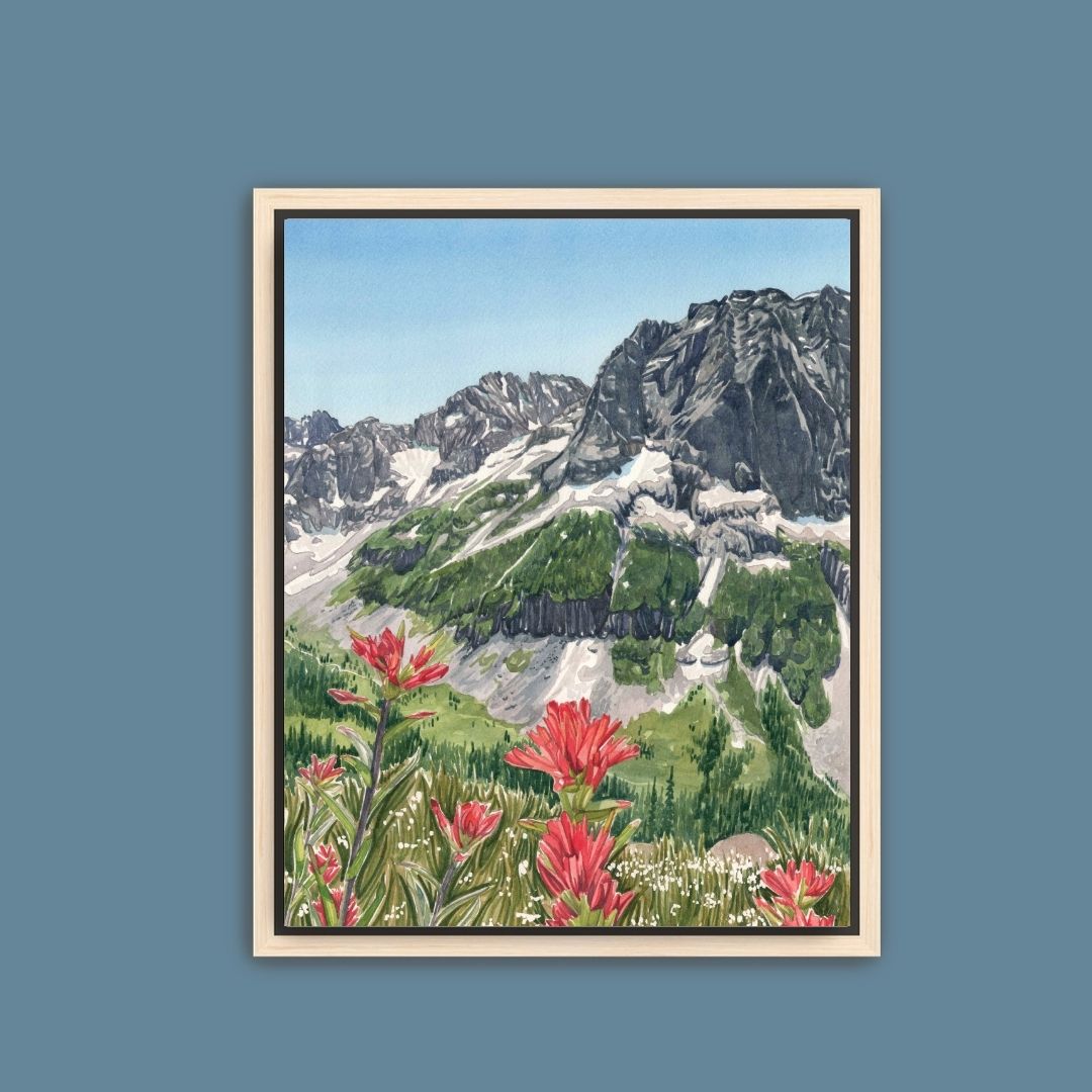 Alpine Paintbrush Print