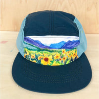 Balsamroot at Dusk Five Panel Hat