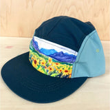 Balsamroot at Dusk Five Panel Hat