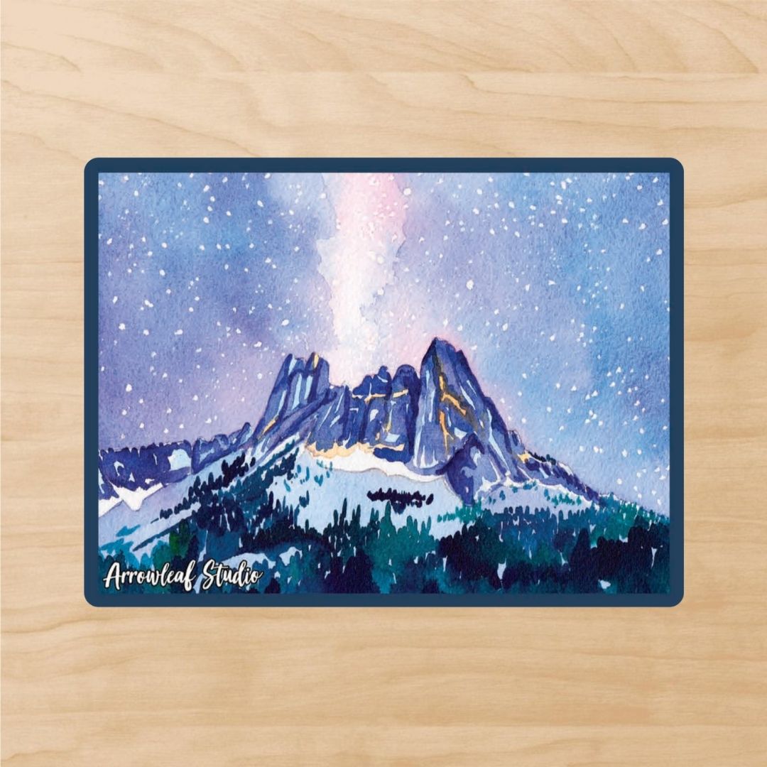 Liberty Bell Under the Stars Sticker