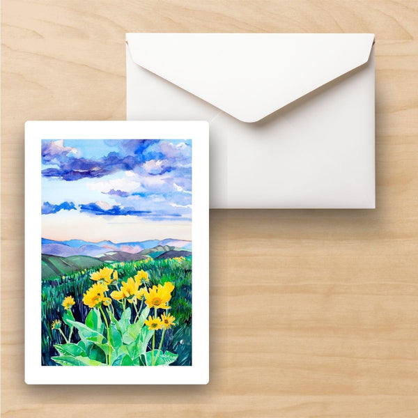 Arrowleaf Balsamroot in the Methow Card