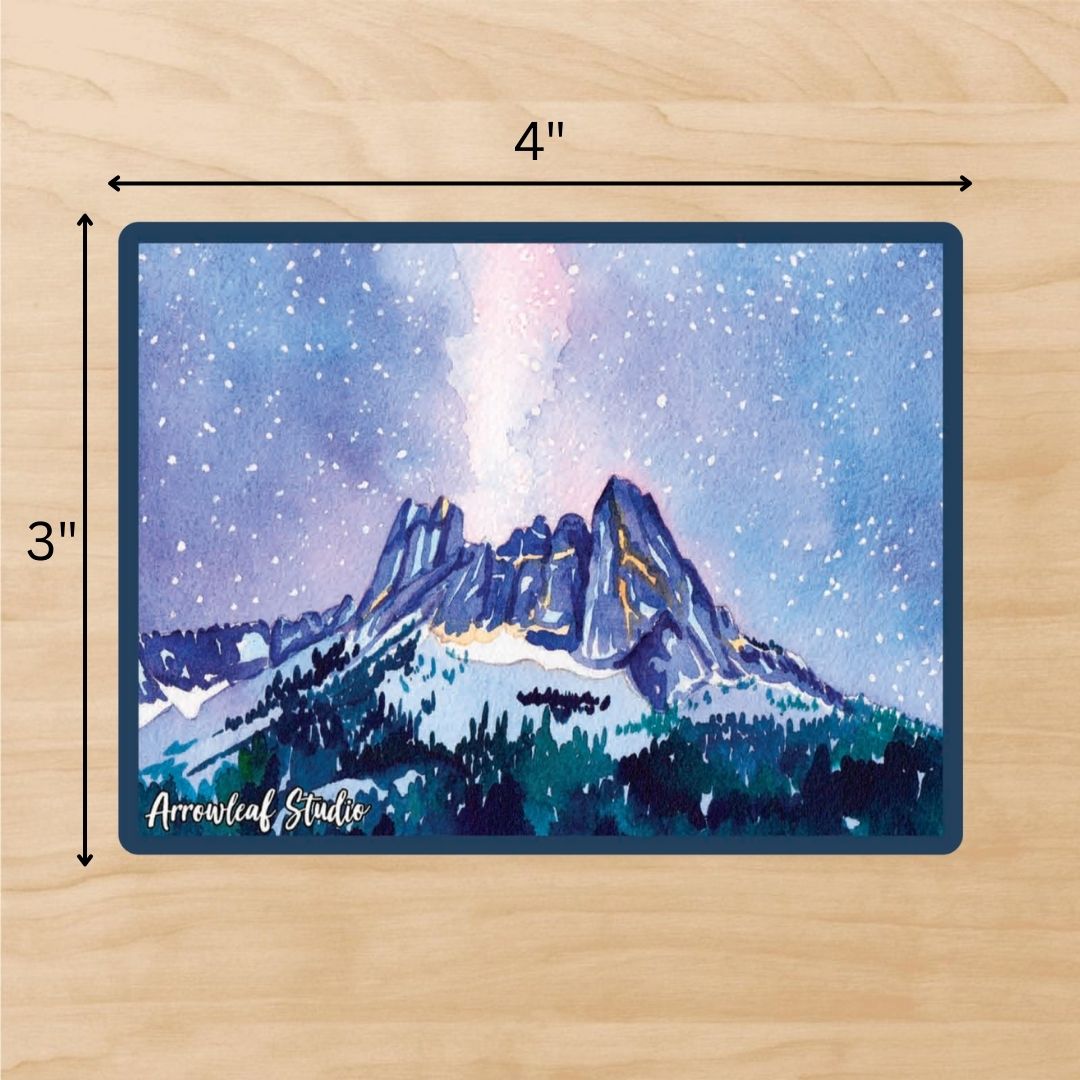 Liberty Bell Under the Stars Sticker