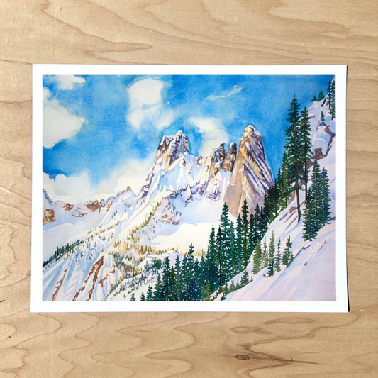Liberty Bell in the Winter Print