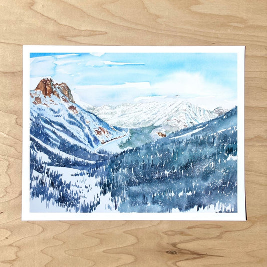 The Hairpin on Hwy 20 Print