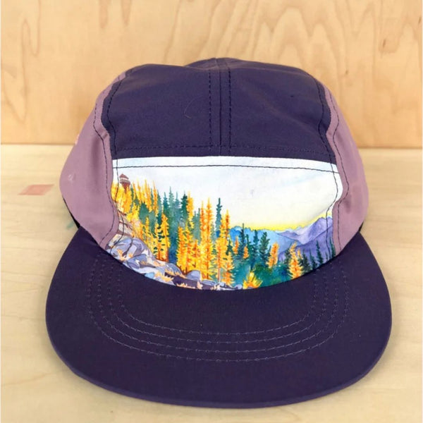 Goat Peak Lookout in the Fall Five Panel Hat