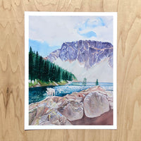 Blue Lake Print