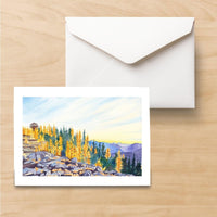Goat Peak Lookout in the Fall Card