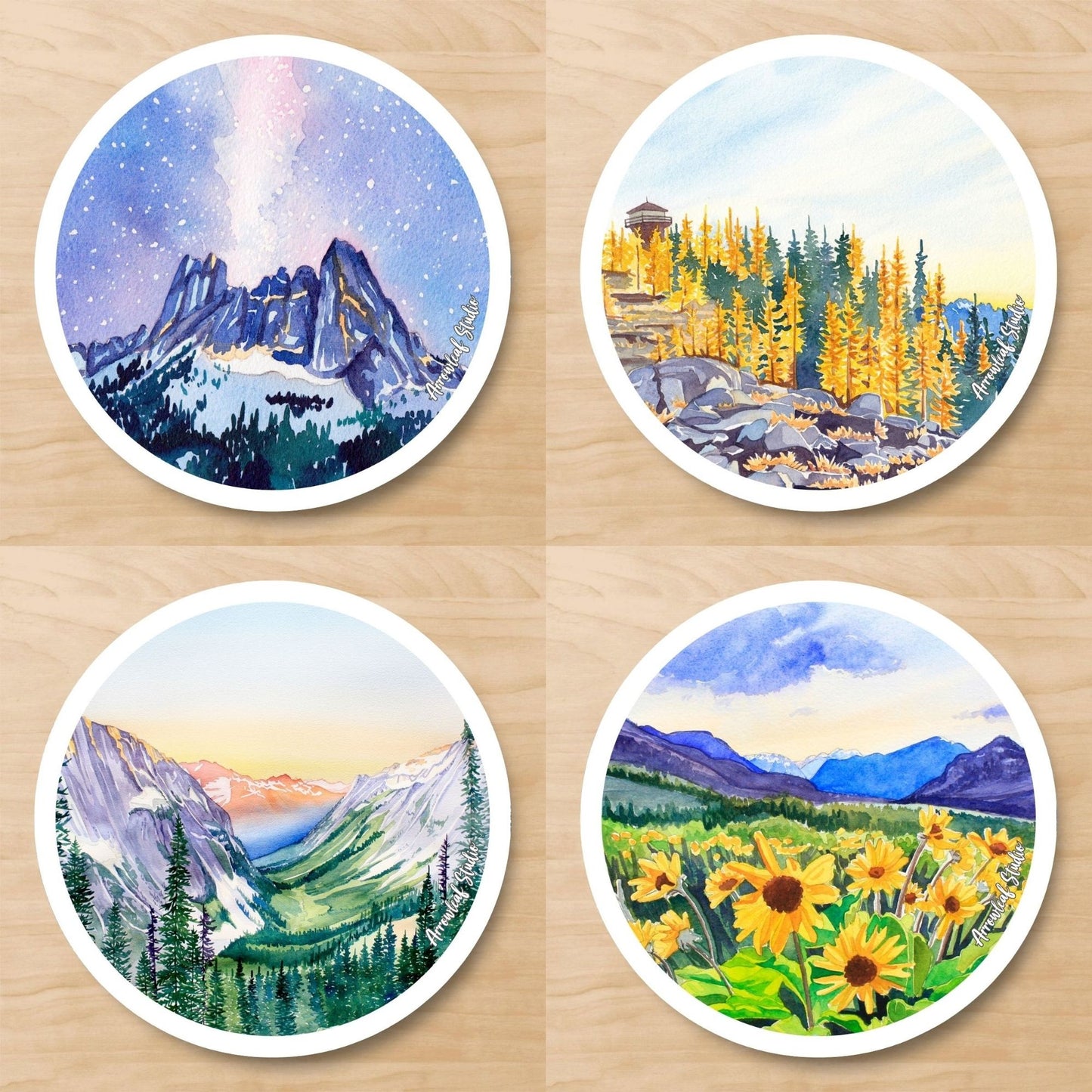 Set of Four Coasters