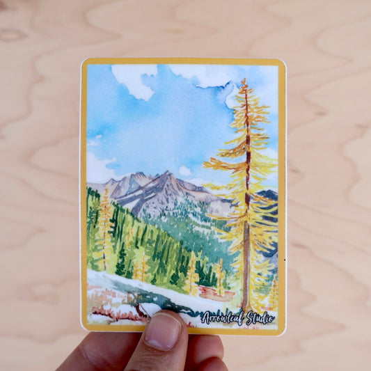 Cutthroat Pass in the Fall Sticker