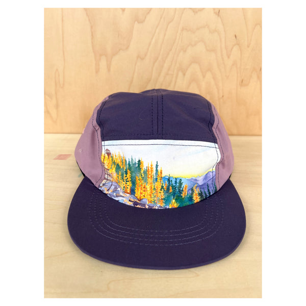 Goat Peak Lookout in the Fall Five Panel Hat