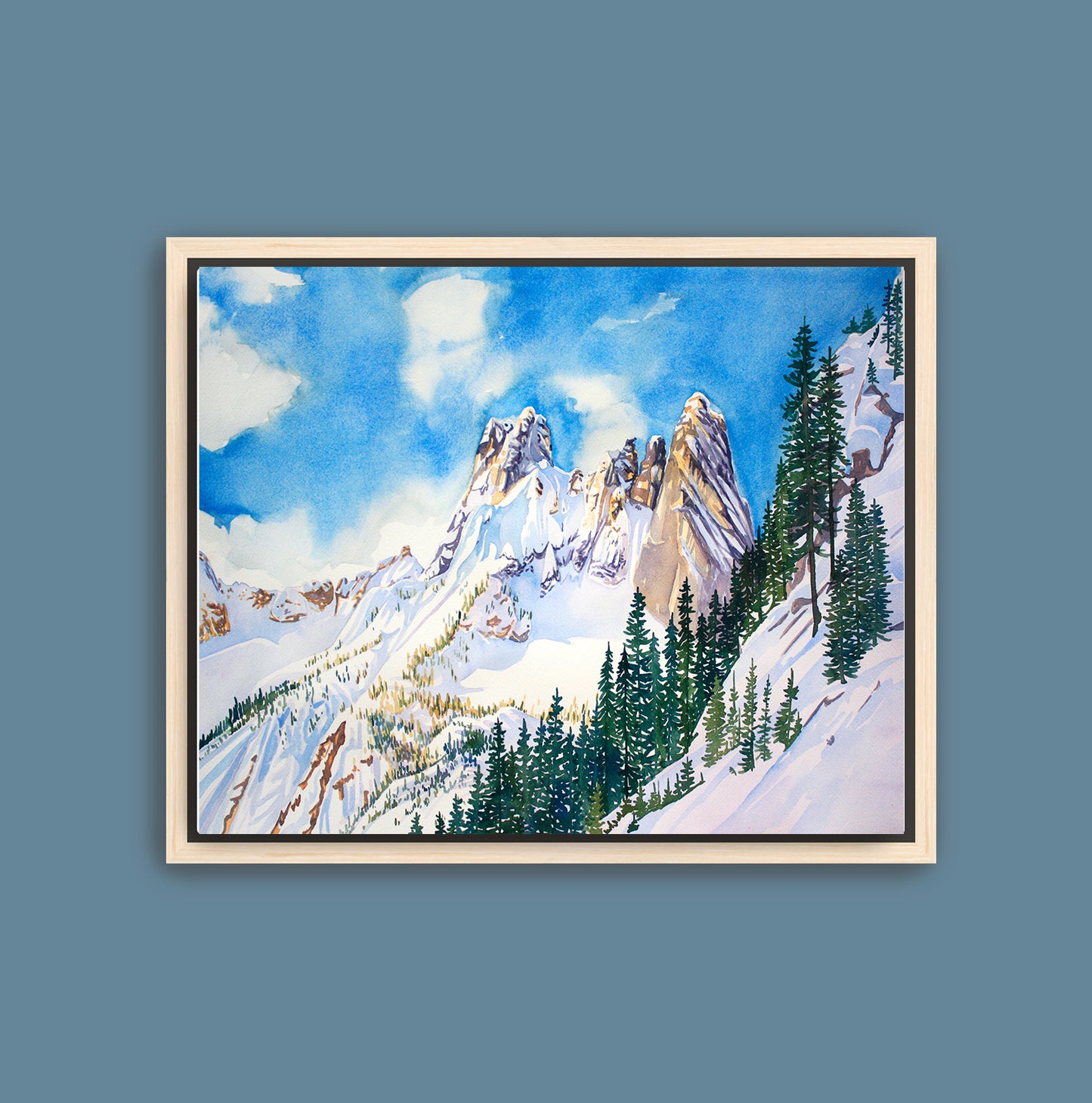 Liberty Bell in the Winter Print