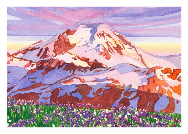 Mount Baker in the Spring Card