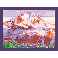 Mount Baker in the Spring Sticker