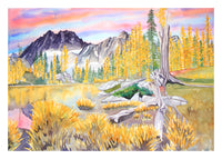 Mount Stuart in the Fall Card