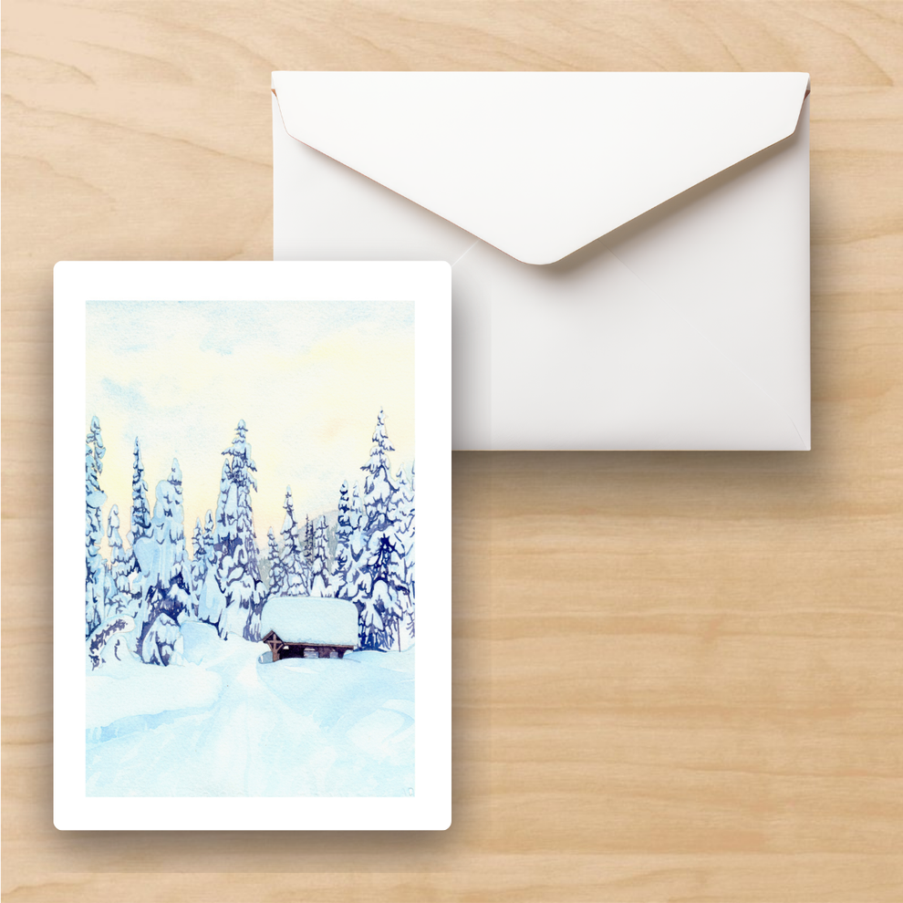 Powder Wonderland Card – arrowleafstudio