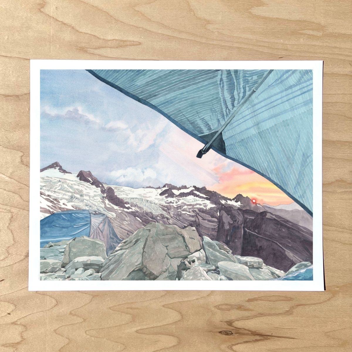 Sulphide Glacier Print