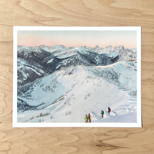 Sunrise on Tamarack Print