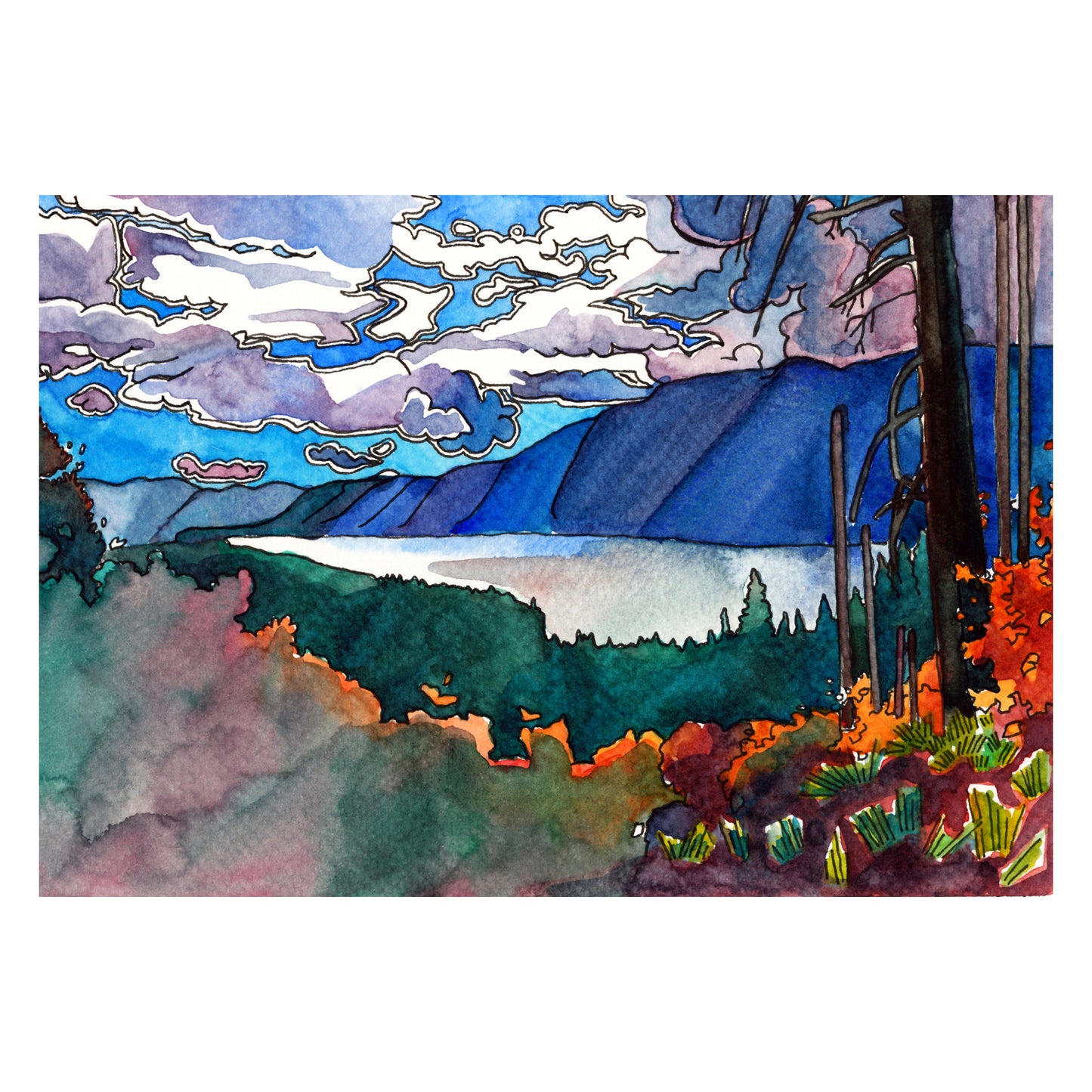 DirtyFace Hike Print
