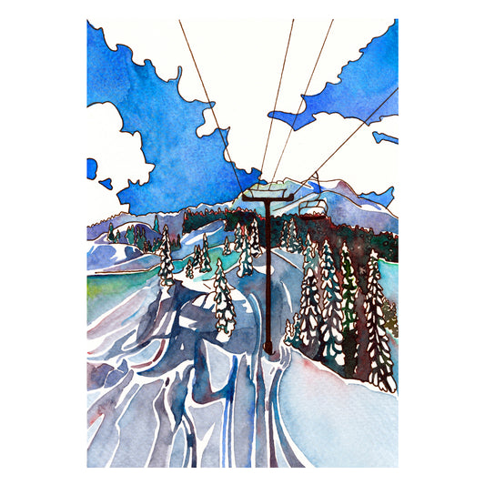 Hogsback Chairlift Print